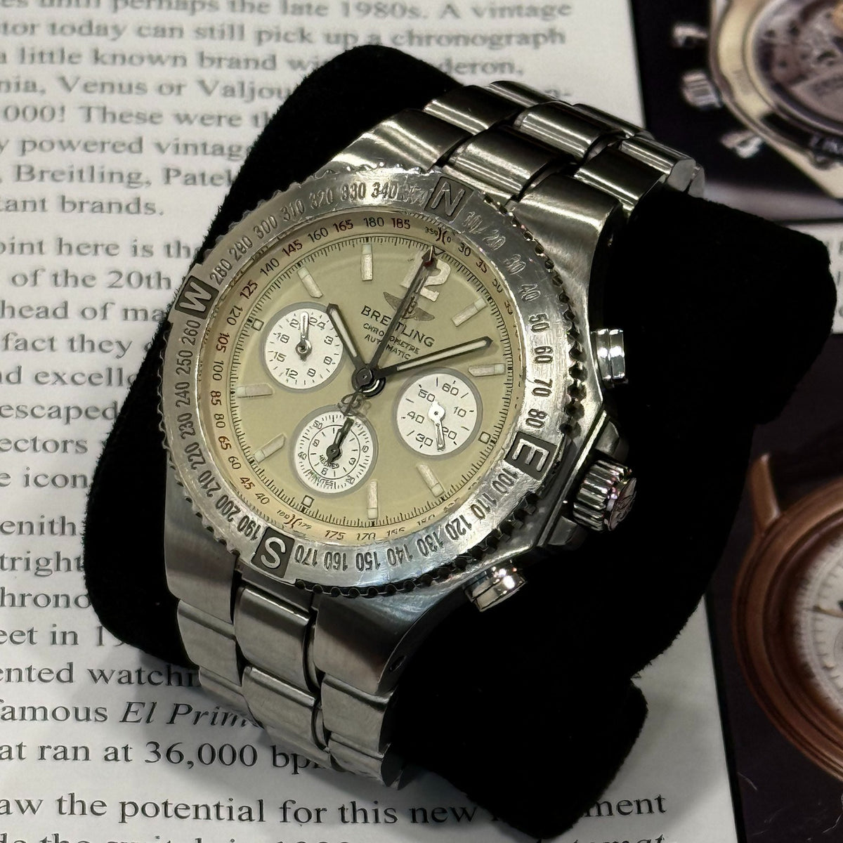 Breitling 百年靈 Hercules A39362 奶油面男裝錶