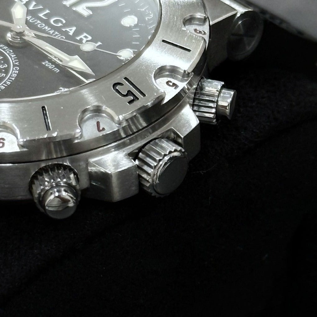 BVLGARI Diagono Scuba GMT SD38SGMT 男裝錶