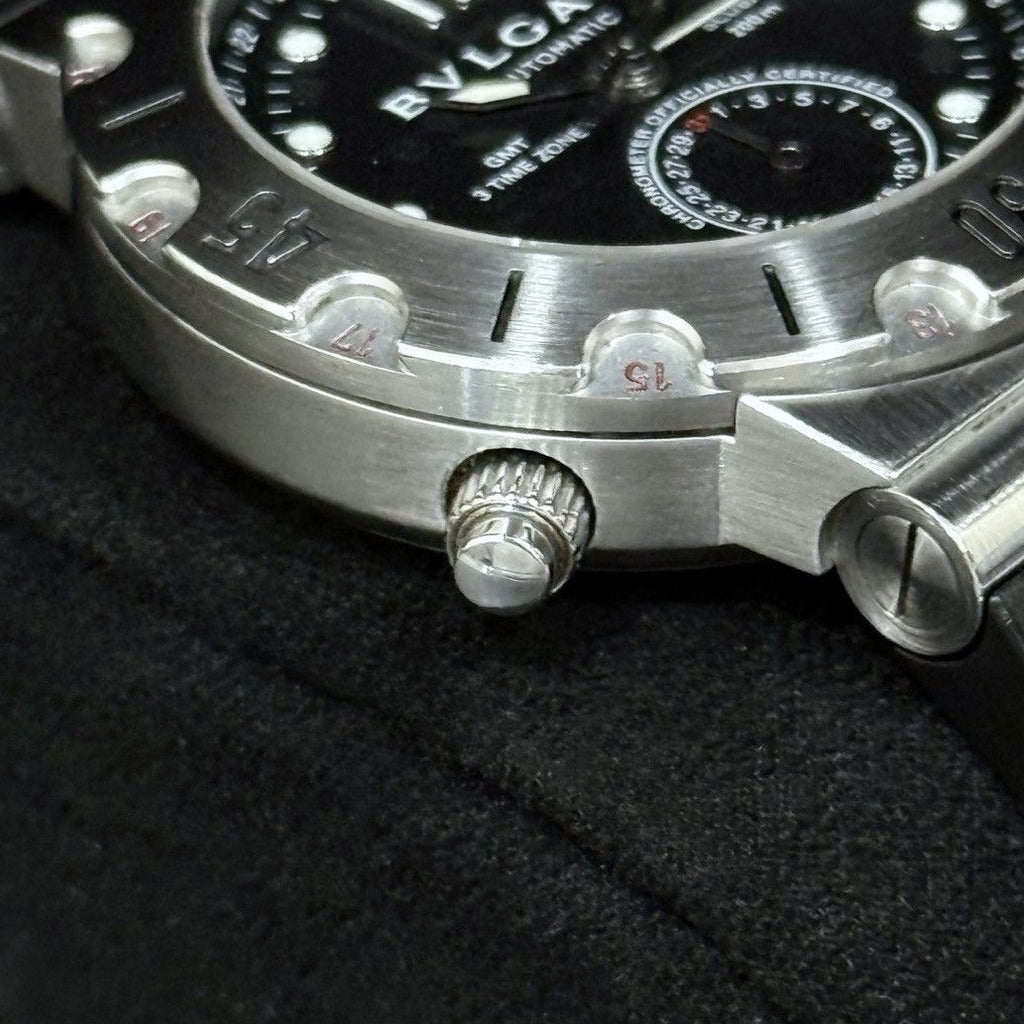 BVLGARI Diagono Scuba GMT SD38SGMT 男裝錶