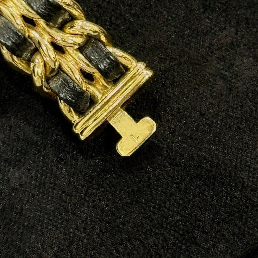 CHANEL Premiere H0001 復古黑金鏈帶女裝錶