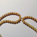 黃翡半邊天翡翠項鍊 5.8mm
