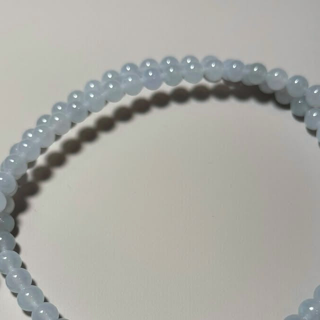 白冰翡翠項鍊 5.9mm